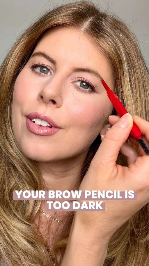 Going too dark on your brows can make them distracting or a bit too harsh

Hope this guideline helps you!!

Also--this brow pencil from Espoir is fantastic and comes in a great shade range and really stays on during the day!! 

In this video I am using:
- Espoir Brow Balance Pencil in Light Taupe
- Rare Beauty Brow Gel in Clear

They are linked in my LTK in my bio
https://liketk.it/6jx6V