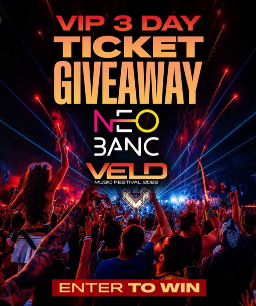 🚨 VIP 3-DAY VELD PASS GIVEAWAY 🚨

We’re sending one lucky winner (and a friend) to VELD Music Festival with 2 VIP 3-Day Passes. 🎉

Entering takes less than 30 seconds:

✅ Follow @neobanccom 
❤️ Like this post
💬 Comment who you’re bringing

🎉 Extra Bonus Entries:
👯 Tag your festival crew (1 friend per comment = 1 extra entry)
📲 Share this post to your Story and tag @neobanc for 5 extra entries

At Neobanc, we believe rewards should be automatic…not something you have to chase.

Winner announced tomorrow night! Good luck! 🎶

#VELD #VELD2026 #Toronto #Giveaway #VIP MusicFestival CashBack Rewards Neobanc TorontoEvents EDM Contest FestivalSeason WinToronto Canada