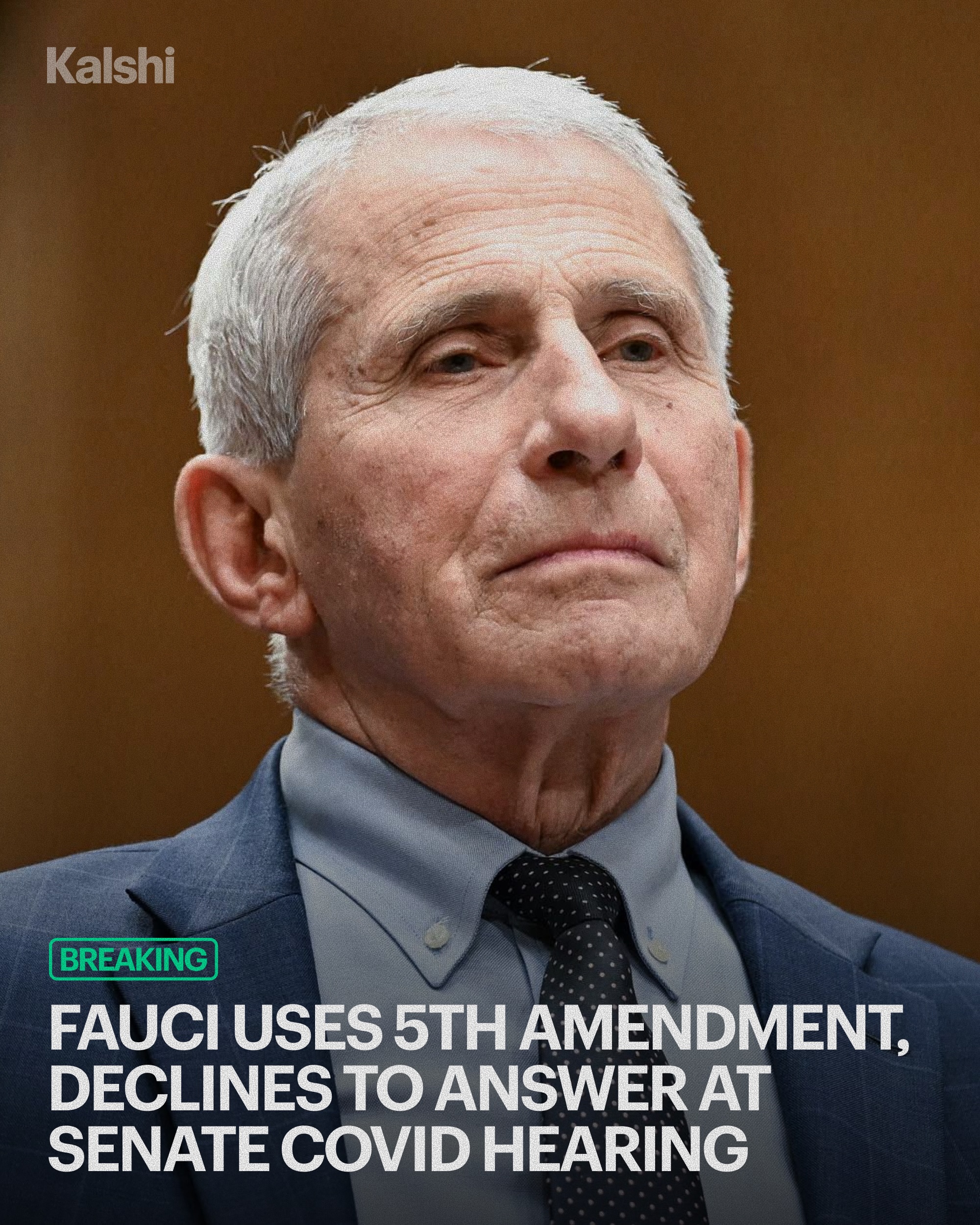 Former White House medical adviser Dr. Anthony Fauci invoked the Fifth Amendment during a Senate hearing on the U.S. COVID-19 response. 

The hearing, led by Sen. Rand Paul, is part of a broader Republican investigation into the pandemic, including its origins and federal virus research funding.