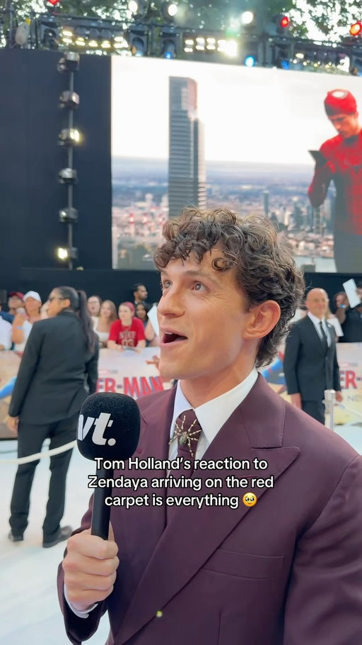 Tom is all of us the moment Zendaya walks the carpet 🥹

Spider-Man: Brand New Day is out in cinemas now
#spiderman #spidermanbrandnewday #zendaya #tomholland