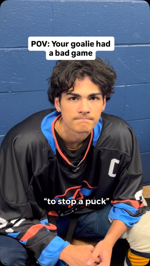 Goalies always have an excuse smh.. 

#hockeyplayer #hockeygoalie #hockeylife