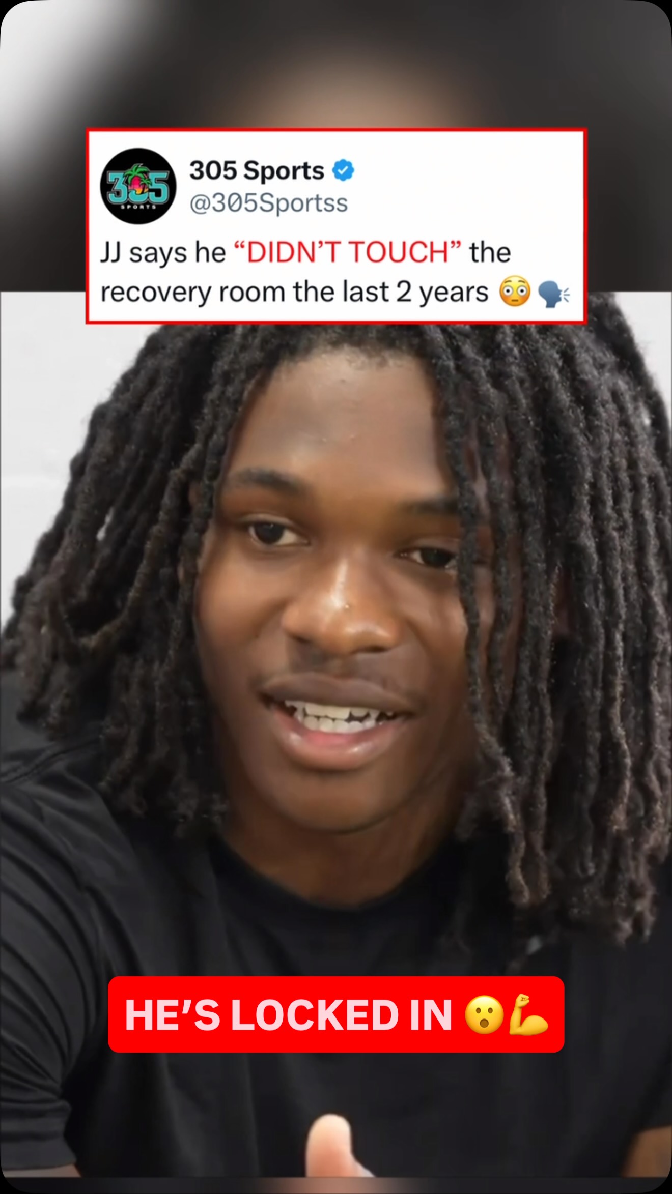 JJ is a DAWG. He’s coming DIFFERENT this season 😤🍿

Jeremiah Smith says he NEVER did recovery in his first 2 seasons at Ohio State. Now, he’s taking it seriously.