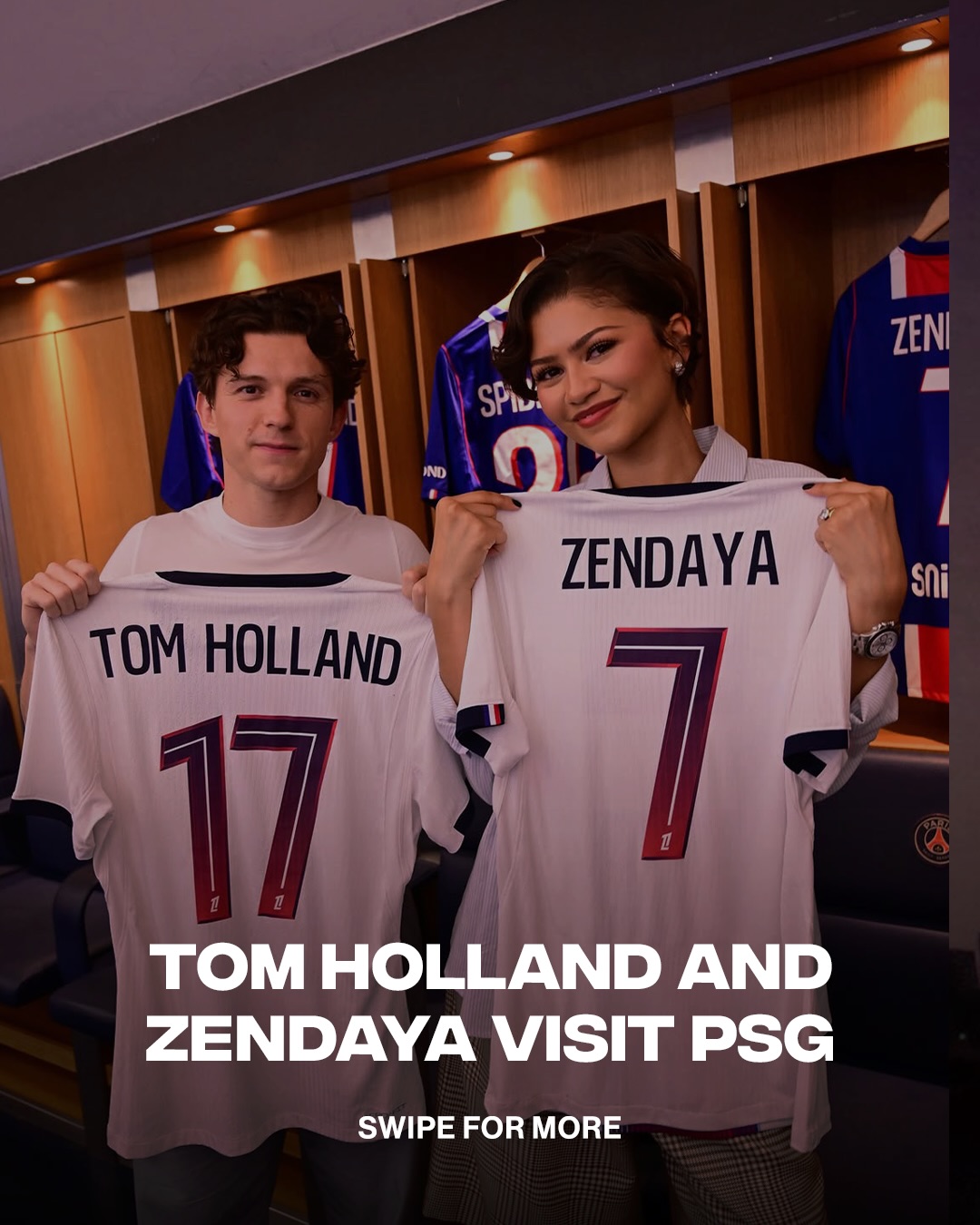 Tom Holland and Zedaya making their rounds for Spider Man: Brand New Day 🔥

📸PSG