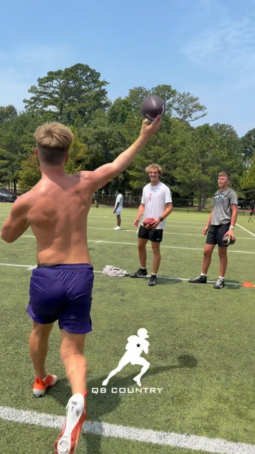 Clemson QB Brock Bradley.