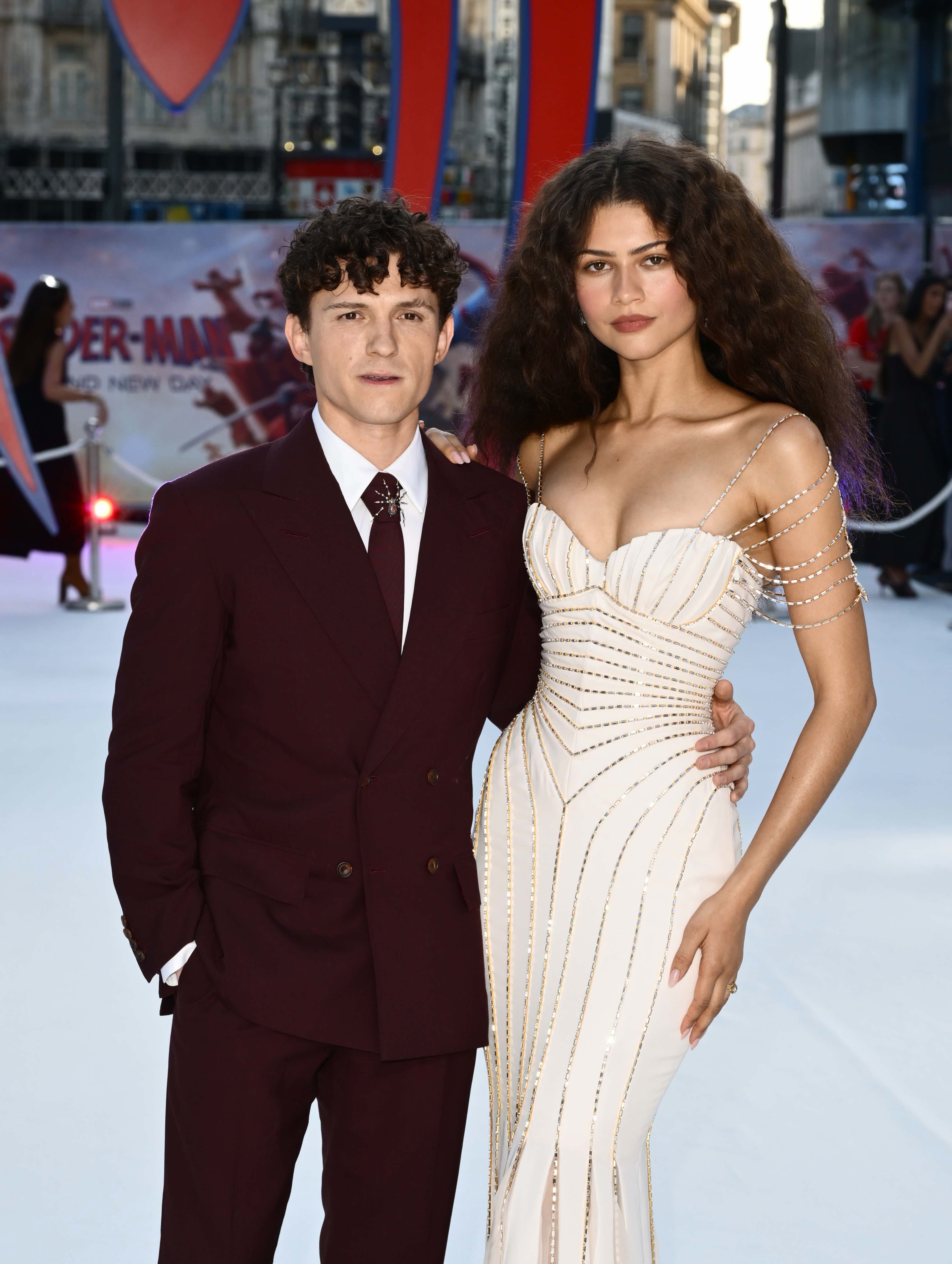 Zendaya and Tom Holland at the ‘Spider-Man: Brand New Day’ UK premiere 🕸️🤍