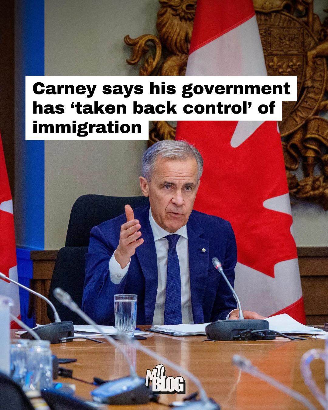 Do you agree with this?

Prime Minister Mark Carney says his government has "taken back control" of immigration after levels were "far too high" when he first took office. 

He says the number of asylum seekers entering Canada is down by a third, temporary foreign workers are down by half, and foreign students are down by two thirds. 

Carney also said immigration is still putting pressure on housing and suggested Canada may need "a few more years of restraint."

More of what the PM had to say at the link in the @mtlblog bio.

📸: Mark Carney | Facebook