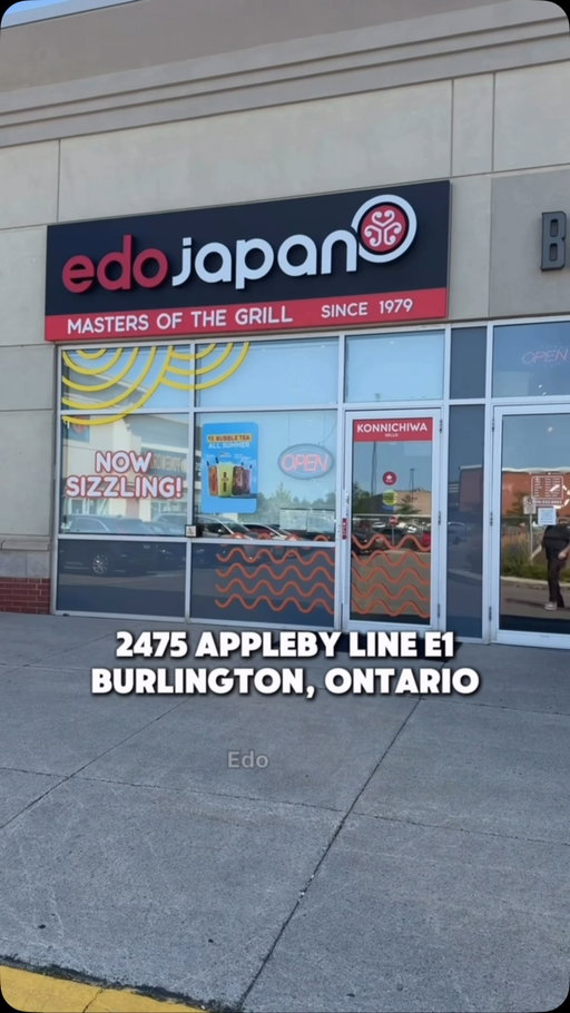 As Canadian content creators, Dan and I are always on the hunt for the next great Canadian restaurant, hidden gem, or inspiring person to share. That means we’re on the road… a lot. And when you’re constantly driving from one story to the next, sometimes you need a meal that’s quick, satisfying, and easy to eat on the go. You know us… we’re always in the car!

That’s where Edo Japan came through for us. We stopped by the Burlington location at 2475 Appleby Line, Unit E1, and it was exactly what we were craving.

Now, we all know Dan is a picky eater. He’s a meat-and-potatoes kind of guy, so I was curious what he’d think. Safe to say, Edo Japan won him over. He went with the Chicken Teriyaki Bowl with noodles, while I chose the rice. Both were packed with flavour, fresh, and incredibly satisfying.

I also couldn’t leave without grabbing a bottle of Edo Japan’s famous Teriyaki Sauce to take home. And for something different, I tried the Kiwi Lemonade Bubble Tea… an excellent choice that definitely didn’t disappoint.

If you’re in Burlington and looking for a quick, delicious meal, make sure you stop by Edo Japan!

#EdoJapanPartner #TheCraveCollective #EdoJapan #BurlingtonON #OntarioEats