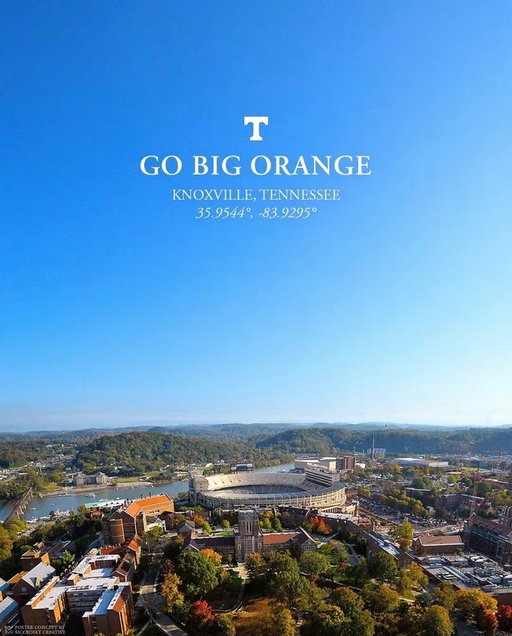 No better town than Knoxville 🧡