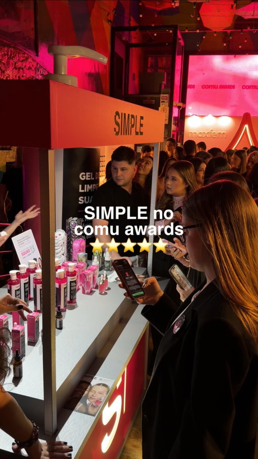 COMU AWARDS é a noite especial que celebra os creators da agência @nossa.comu🩷 E claro que não poderíamos ficar de fora! Vem conferir como foi!😎 #simpleorganic