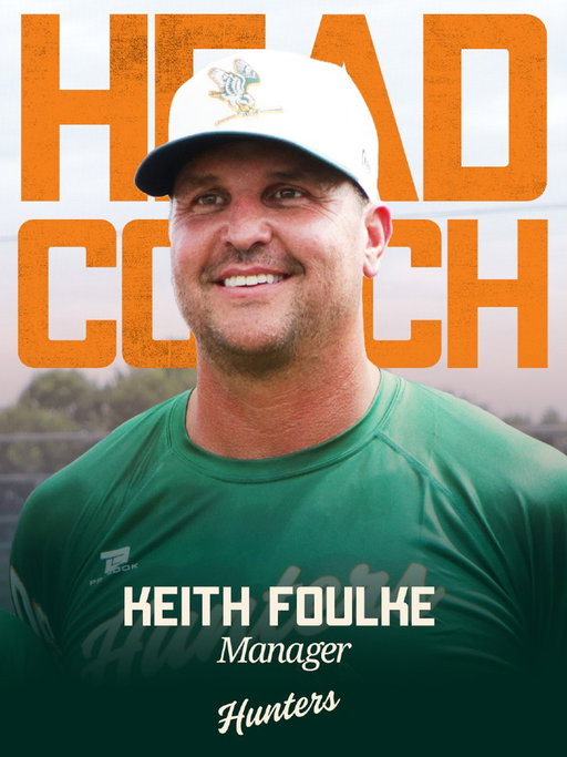 Keith Foulke returns to Boston as Manager of the Hunters. 

With a background in player development, including coaching WPBL players at the spring training home of the Red Sox in Fort Myers, he will bring a pitching-first approach and hard-nosed style to the Boston Hunters.

Foulke will be supported by Assistant Coach Karavin Dew, who brings immense coaching experience including a stint as an Affiliate Performance Coach for the Cincinnati Reds, and Player-Coach Beth Greenwood who will help lead the Boston Hunters from behind home plate.
