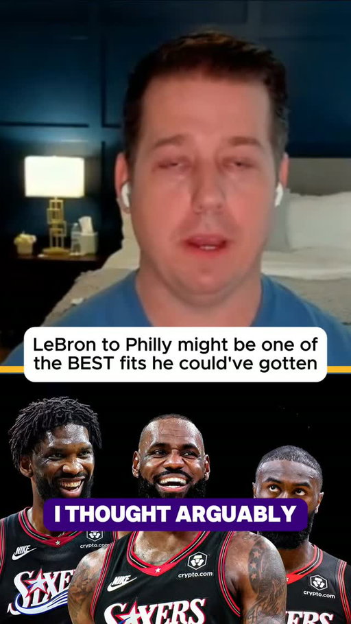 LeBron to the 76ers is a PERFECT Fit #Lakers #NBA #Basketball #LeBron
