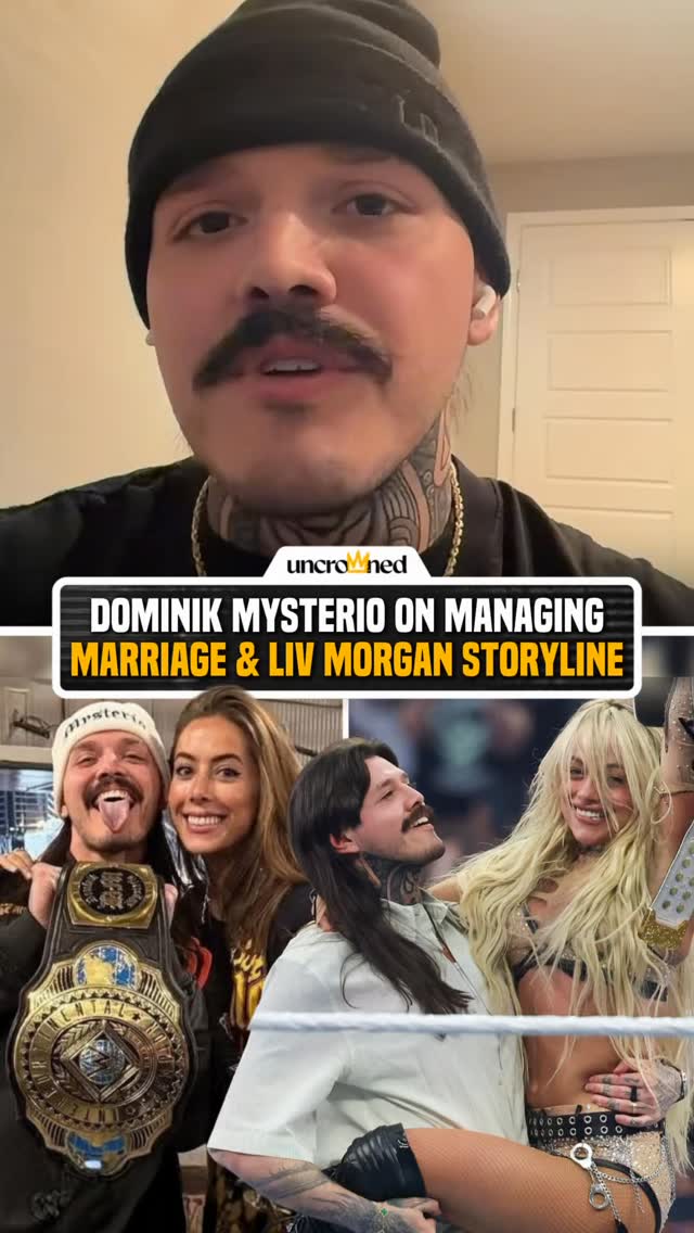 Dominik Mysterio explains how he balances his real-life marriage and Liv Morgan storyline.