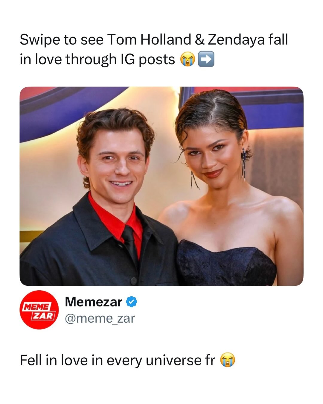 Some love stories were written before they even knew it 😭

Tom Holland and Zendaya first met while filming Spider Man: Homecoming in 2016, quickly becoming close friends before years of dating rumors eventually turned into a confirmed relationship. Looking back through old interviews, premieres, and Instagram posts has become one of the internet’s favorite rabbit holes, especially now that the two are engaged and still one of Hollywood’s most beloved couples.

There’s something weirdly satisfying about seeing the beginning of a relationship when nobody knew how it would end. Every old photo suddenly feels like foreshadowing, every caption looks like a clue, and every awkward red carpet interaction becomes part of the story. It’s like rewatching your favorite movie after learning the twist. Somehow you notice all the little moments that were there the entire time, and it just makes the ending even sweeter.