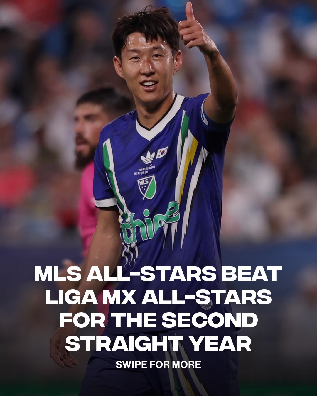 Sonny scored twice in three minutes as the MLS All-Stars beat the Liga MX All-Stars 4-3 🔥

(📸: Getty)