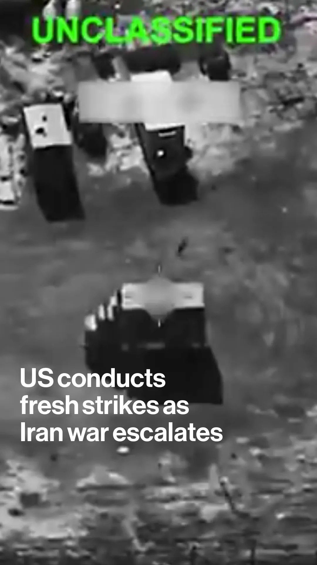 The US launched a new wave of strikes targeting Iran's Islamic Revolutionary Guard Corps after attacks on American military bases in the Middle East, deepening a conflict that is rapidly spreading across the region. Tap the link in our bio for more.