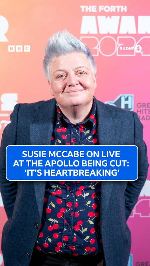 “It’s tragic. Live at the Apollo was the pinnacle of British stand-up.”
 
Susie McCabe - one of many comedians to appear on the show - reacts to news it’s being axed as part of BBC cuts to television output.
 
The BBC said it’s had to make ‘really tough choices in light of our funding challenges’.
 
Today programme | Listen on BBC Sounds