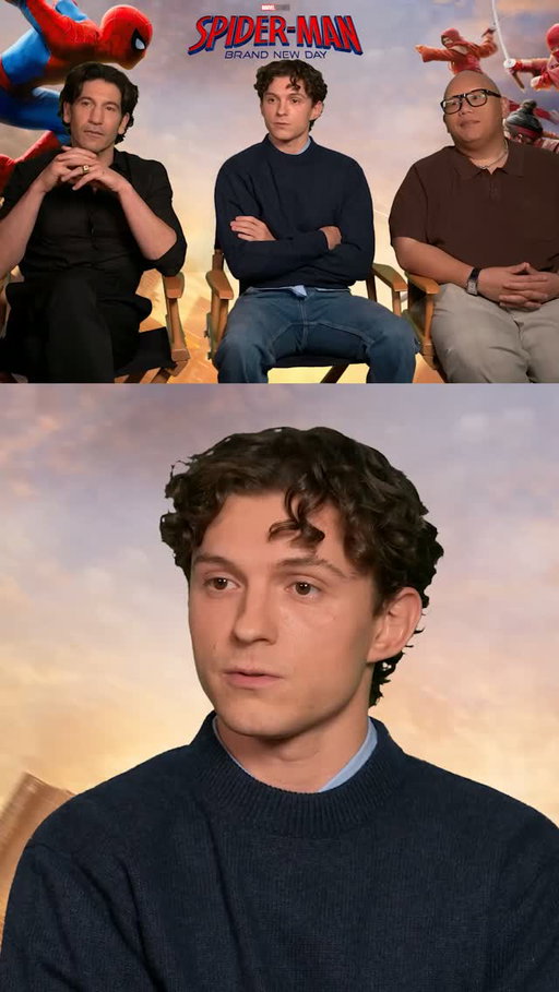 Jon Bernthal really had to go and show everyone up with his answer. 🤣⁠
#spidermanbrandnewday
