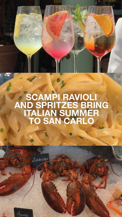 SCAMPI RAVIOLI, CHARCOAL GRILLED CHICKEN AND SEASONAL SPRITZES BRING ITALIAN SUMMER TO SAN CARLO | ad 

@sancarlorestaurants new summer specials bring together fresh Italian flavours and super seasonal ingredients alongside their classic a la carte dishes. It’s stacked with fresh, colourful and creative dishes.

Antipasti include white asparagus ‘carbonara’ with Grana Padano and pecorino fondue, crispy guanciale, charcoal-grilled red peppers with tuna sauce, capers and basil oil, and a marinated artichoke salad.

On the pasta menu, there’s a light and zingy lemon tagliolini with Italian sturgeon caviar, olive leaf-shaped pasta with asparagus cream, guanciale and pecorino, and large ravioli filled with scampi in a light bisque.

For mains, the Polletto alla Griglia is a whole charcoal-grilled chicken marinated in lemon, wild fennel, honey and chilli, while the signature Branzino al Sale sees a whole sea bass baked in a sea salt casing before being flambéed with grappa. 

Squint and you may as well be in the Amalfi coast, not King Street. Then all you need is one of those gorgeous spritzes.

If you're after al fresco dining, @sancarlofumo has you covered, and @sancarlo_chichetti at House of Fraser, San Carlo Bottega and San Carlo Gran Cafe at @theofficialselfridges are ideal for casual dining.
….

⏰ 12-11pm daily
📍 42 King Street West, Manchester M3 2WY
💰 Antipasti from £14.95 and mains from £18.75