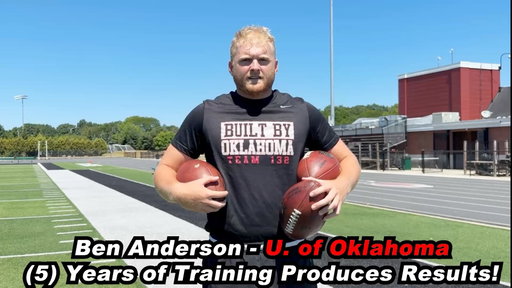 Ben Anderson (U. Of Oklahoma Sooners) was here in Milwaukee, Wisconsin for another ONE on ONE Snapping Lesson as he prepares for next weeks training camp and his senior season at Oklahoma. I have worked with Ben for almost 5 years or since his senior year at Charlotte Latin High School in N.C. He has attended a couple of my Snapper’s ONLY “Vital Man” Camps and also taken multiple lessons thru the years. This was his second lesson this year. 

Ben is 6’5 250 pounds and Benches 225 at least (24) times. Ben played football and basketball in high school and runs well. Ben is ranked as one of the top snappers in next year’s 2027 NFL Draft and I agree. 

Coach Zauner is “The Fixer”. The focus on this lesson was accuracy and consistency when blocking in both Oklahoma’s shield punt protection and also preparing for the NFL’s Pro Style Protection . Mission Accomplished! 

In regard to The Art of Snapping “Perfect Laces”. Ben is dialed in. I always say: “The “Vital Man” in your kicking game is the long Snapper. Last year Ben’s teammate Tate Sandell won the prestigious Lou Groza Award. 

NOTE: In the past 18 years I am proud to say “Coach Zauner’s Snapping Programs have now produced (39) Snappers on NFL Rosters. In this years 2026 draft class (5) snappers from Coach Zauner’s Snapping Programs: ONE on ONE Lessons, Snapper’s ONLY ‘Vital Man’ Camps and my 17th Annual College Senior Combine and American Bowl Snappers were invited to the NFL Combine Showcase: Rocco Underwood (Florida), Phil Florenzo (Clemson), Garrison Grimes (BYU) and Luke Basso (Oregon) and John Ferlmann (Ohio State). 
 
Coach Zauner’s Programs are “A Specialist’s Path to College and PRO Football.”
