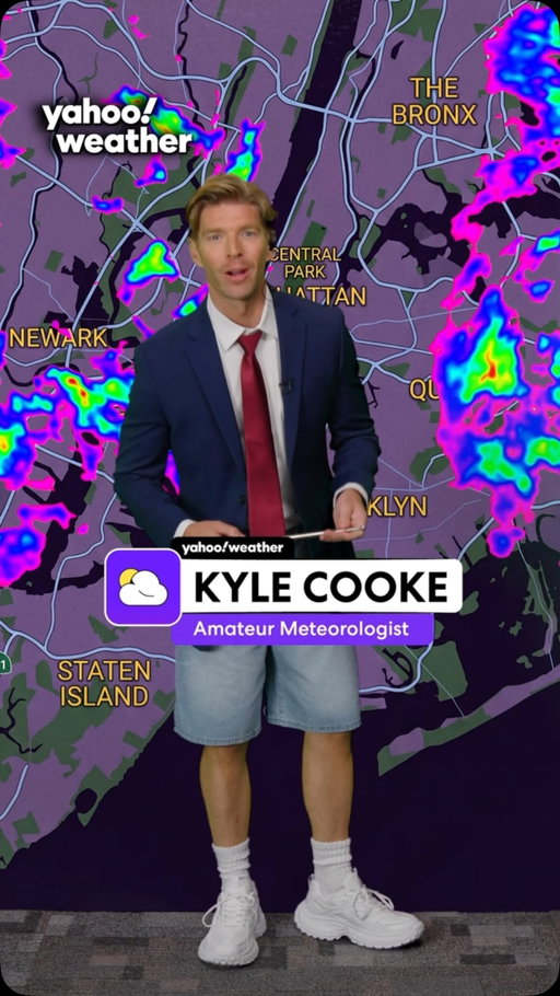 The only forecast that matters: to party or not to party. I’m forecasting party weather exclusively in the Yahoo Weather app. Yes, I’m literally in the new app.