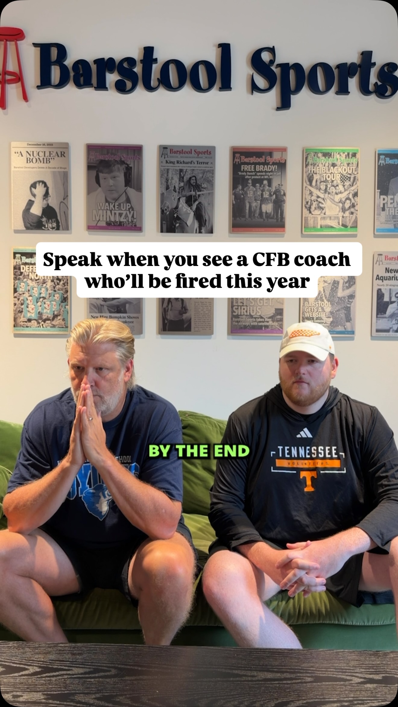 Speak when you see a college football coach who will be fired by the end of the season