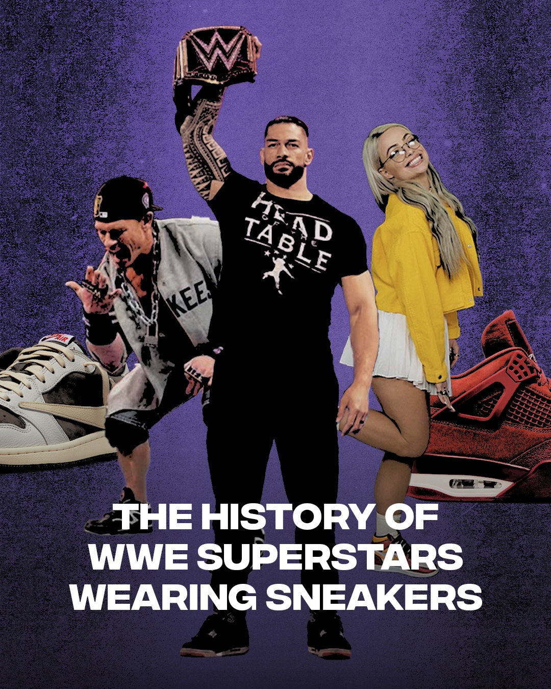 WWE SummerSlam is this Saturday, so we took a deep dive into some of the best sneakers to ever hit the canvas. From Cena’s Reeboks to Roman Reigns’ Air Jordans, who had the most memorable pair?

LINK IN BIO for full history