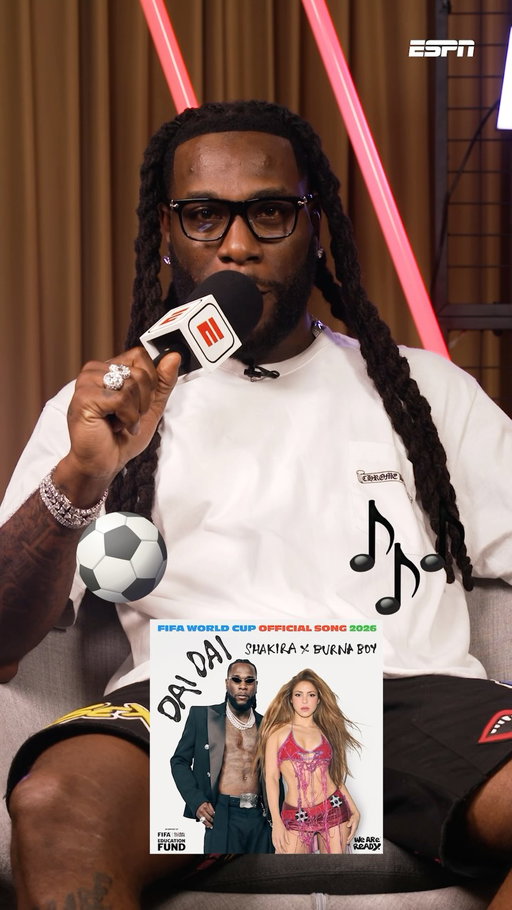 Burna Boy’s GOAT is not Ronaldo or Messi 👀