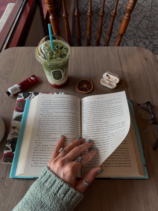 Current mood — fighting back tears while trying to read this beautiful, tender, heartbreaking book in a crowded cafe 😢🍵🍓📖

I’ve been forcing myself to slow down & microdose bits & pieces of The Good Parts throughout the day because I never want Rose & Landon’s story to end & I’m genuinely terrified for how this is going to wrap up ❤️‍🩹

I also have to say, that as someone who doesn’t usually prefer dual POV, I love the way it’s utilized in this book with Rose being our POV in the past & Landon being the POV in the present AND, dare I say, I actually feel more emotionally attached to Landon (even though I love rose too). I think he’s in a league of his own when it comes to male love interests for me 🥲💕

I’m nervous that this book is going to put me in a reading slump when I’m done with it, so if you have any slump buster recs pls share them with me 🙏🏻

#readingupdate #readeraesthetic #bookishaesthetic #currentread #sadbooks