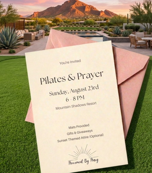 comment “Pilates” I will personally send you the RSVP link 💛 send this to a friend who loves Jesus 

follow @themovementministry for more faith-filled female fitness events in Arizona☀️🙏🏼🤸🏼‍♂️✨

#arizona #christian #pilates #womensevent #phoenix