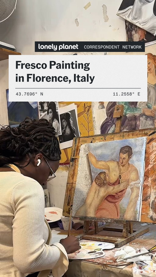 "Taking classes with the Florentine instructors themselves, most of which are artists, felt like seeing a part of the city beyond the surface," says Lonely Planet Correspondent @byjacklynn, who spent 2 weeks at an art school learning how to paint frescos like the Italian Renaissance greats. "It was special to enjoy a level of intimacy with Florence that most travelers don’t get." Would you sign up for a class like this?