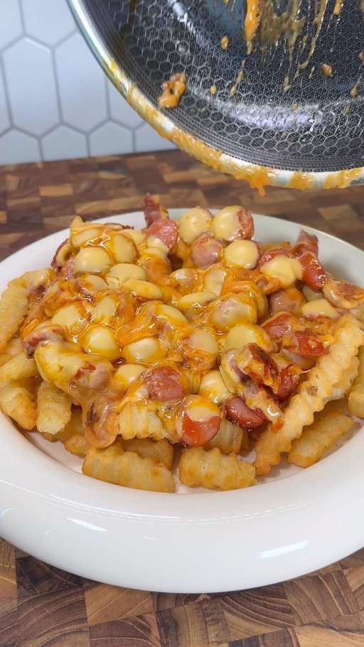 Loaded fries 🍟 #satisfying #recipe