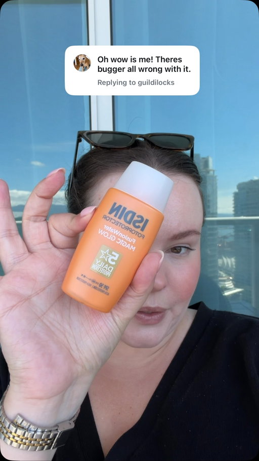 This sunscreen + some of my all time favourites linked in my bio! #spf #glowyspf @isdin