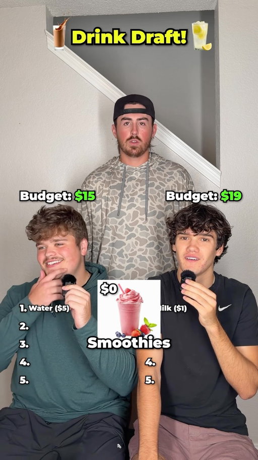 Drink Auction!🤑🥤#games #draft #viral