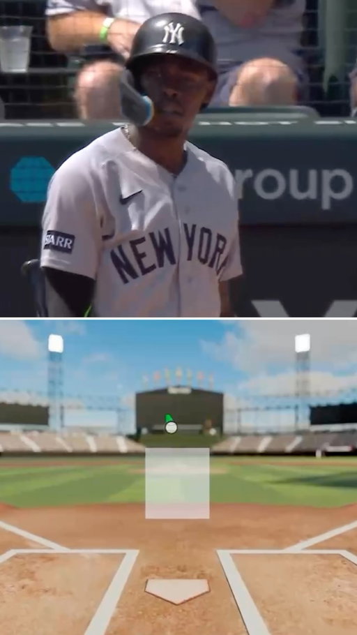 Jazz Chisholm challenged a pitch and it wasn’t even close to the strike zone 

#yankees #baseball #sports #mlb