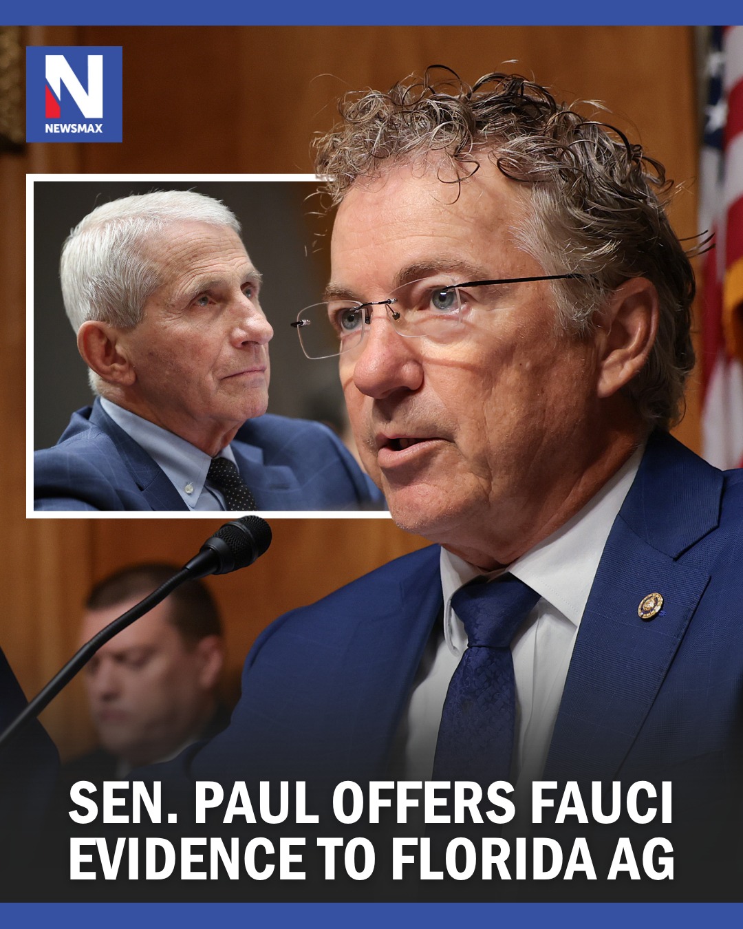 'MOUNTAIN OF EVIDENCE': Sen. Rand Paul said Thursday he is willing to share a "mountain" of evidence with Florida Attorney General James Uthmeier as the state investigates former National Institute of Allergy and Infectious Diseases Director Dr. Anthony Fauci over his handling of the COVID-19 pandemic. Link in bio.
