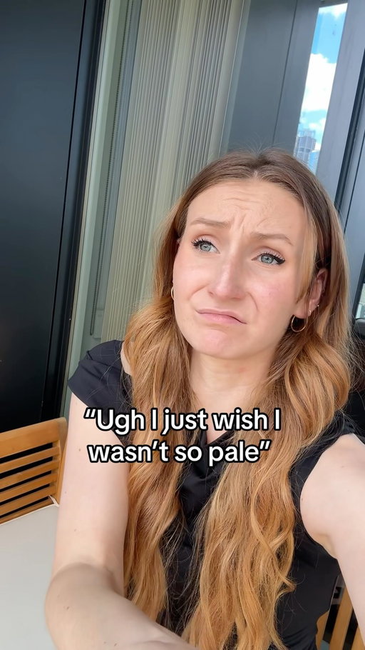 Mama said that it was okay to be pale 👏🏻👏🏻 #satire #funnyvideo #gingergirl #palegirl #ginger