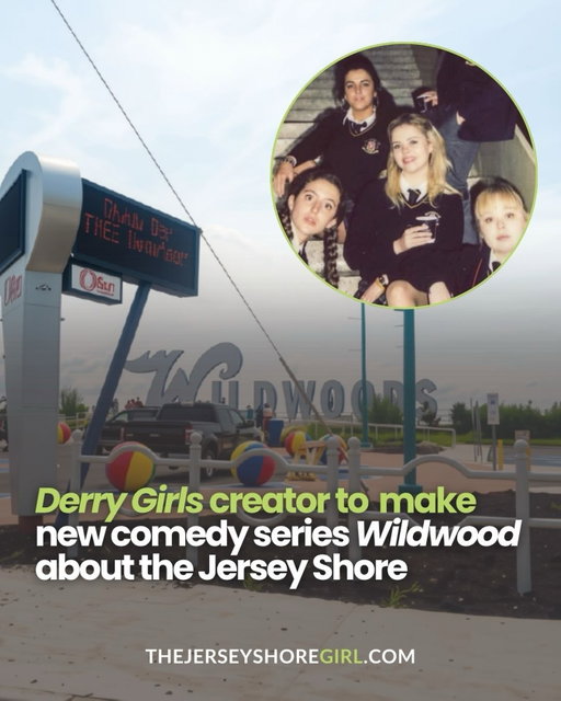Derry Girls creator has found a new location for her next series and it’s the Jersey Shore! 🌊✨

Derry Girls creator Lisa McGee is bringing her signature coming-of-age comedy to New Jersey with Wildwood. FX and 20th Television have reportedly landed the series after a highly competitive bidding war, marking McGee’s first project set outside the UK.

To read more about the new comedy series set on the Jersey Shore, head to the link in biooo🔗