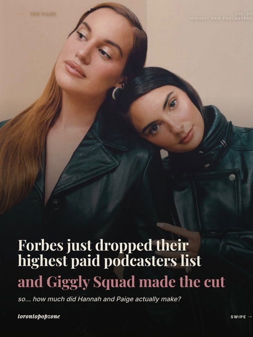 Forbes released their highest paid podcasters list and there are exactly two Bravo alums on it, both from the same show. neither is even on Bravo anymore. swipe for the top 10, the number, the empire they’ve built since leaving reality tv, and a very necessary breakdown of how many men made this list.

#GigglySquad #BravoTV #SummerHouse #HighestPaidPodcasters #PopCultureNews
