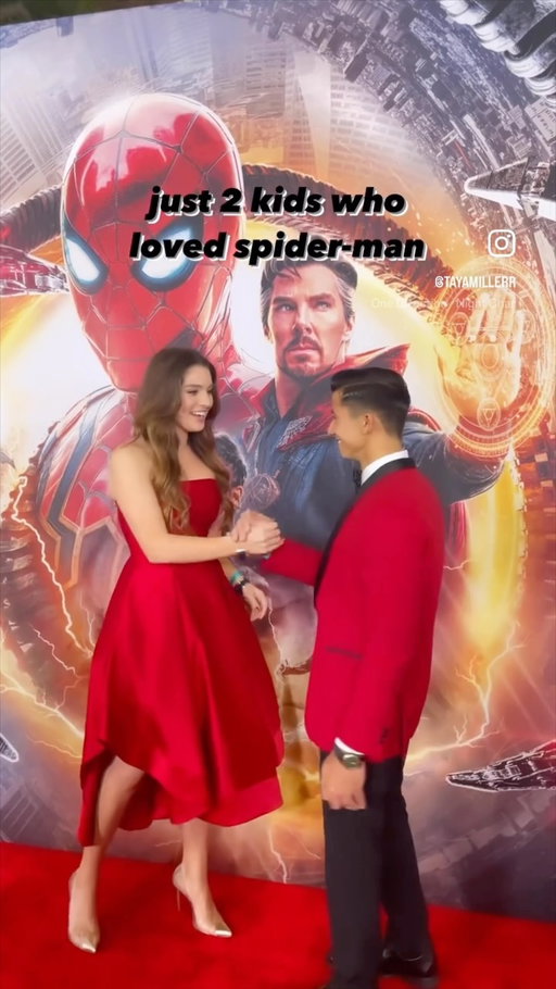 … still 2 kids who love spider-man 🕸️ @therealsupes 

@spidermanmovie #spiderman #spidermanbrandnewday #tomholland #marvel #mcu