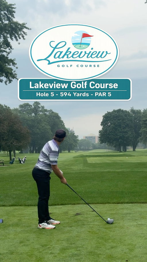 Let’s play the 5th hole at Lakeview Golf Club in Mississauga. This is the toughest par 5 the course has to offer tipping out at nearly 600 yards. You wouldn’t think this was a city course when you step up to the tee on this beast #PlayAHole #PlayAGolfHole #TorontoGolf #GTAGolf #Golf