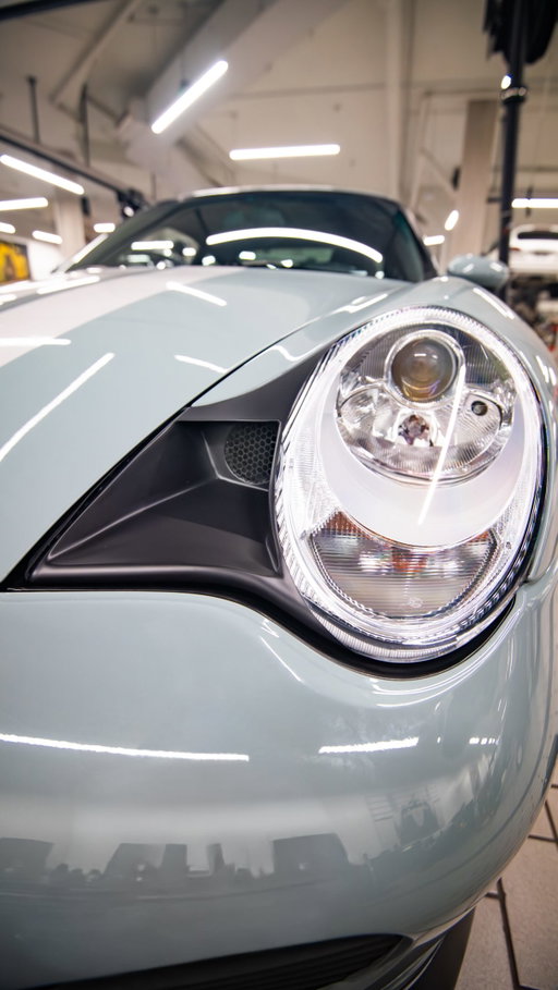 A closer look at one of the most unique details of our 996 Turbo restoration. We hand-crafted custom inlet vents, integrated directly into the headlights, to help channel cooling air to the brakes. A one-off detail built with purpose. 

Stay tuned for the full unveiling next week👀
.
.
.
#porschechallenge26 #996turbo #porscherestoration #brakecooling