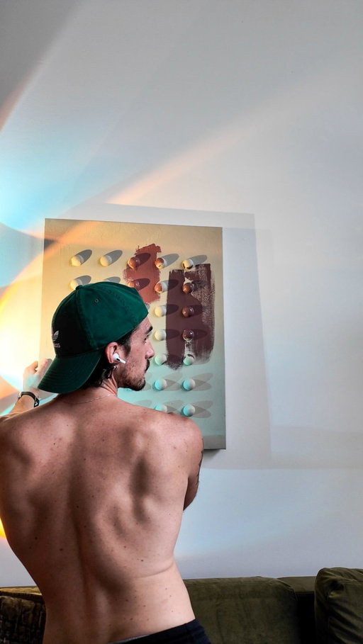 Turns out the only thing this Target artwork needed was a different color. 🤎

A little paint, a little trust in your eye, and suddenly it looks custom. Welcome to Loft Design Series: Part 1.

Would you try this DIY?

#LoftDesign #DIYHomeDecor #InteriorStyling #TargetFinds #homedecorideas 

loft apartment, loft decor, DIY wall art, target home, target decor, custom artwork, home styling, affordable home decor, interior design, design ideas, decorating inspiration, apartment decor, neutral decor, gallery wall, home makeover, budget decorating