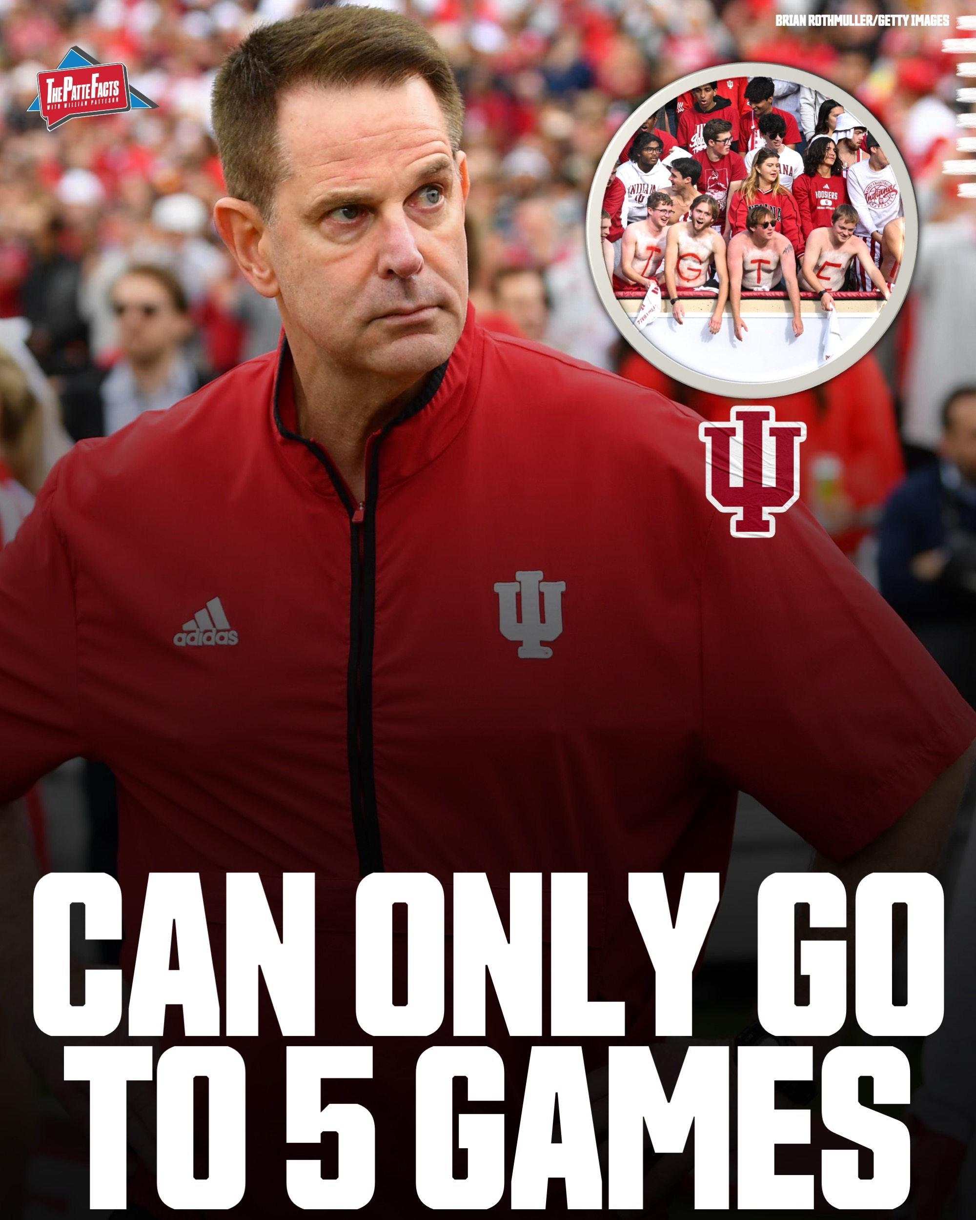 Indiana Students can now only go to five games MAX this season 🤯

Indiana students are now starting to face the new realities of being good at football: not being able to go to every game.

“As a freshman I watched us squeak by Akron in 4 overtime’s,” wrote Hoosier Captain online. “As a senior I have to choose a max of 5 games.” 

While Hoosier Captain needs to work on some grammar, he does make a point.

A rising senior at Indiana witnessed just seven wins in their third two years on campus: IU more than doubled that win-total last season.

The Hoosiers are a jaw-dropping 27-2 in just two years under Curt Cignetti and ride into the 2026 season as the defending College Football Playoff national champions.

Cignetti’s squad will look much different than it did last season, but expectations are still high after multiple top-tier portal additions.

Schools across college football, particularly in the SEC and Big 10, handle student tickets differently.

Some offer game packages or offer lotteries, but it’s not a foolproof system, and affects the day one’s like “Hoosier Captain” online.

Should seniors be able to go to all IU games?🤔

Photo attribution on slides.

#collegefootball #cfb #cfb26 #cfb25