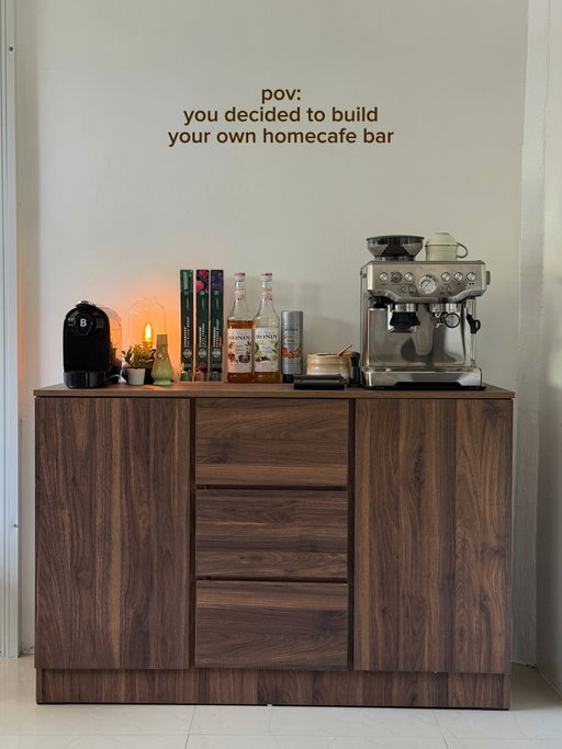 From dreaming about a home café in 2022 to finally building one☕️✨🤎