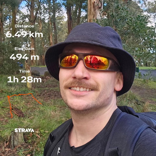 Trying to become strava certified, I went on a hike today!