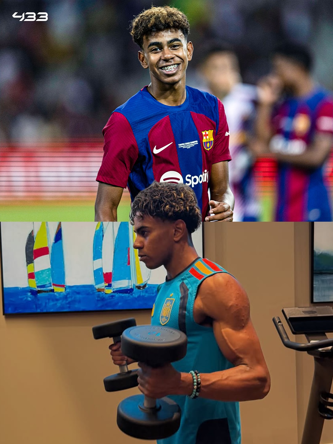 Lamine Yamal's transformation is 𝙄𝙉𝙎𝘼𝙉𝙀 🤯💪

No days off for him this summer 😮‍💨