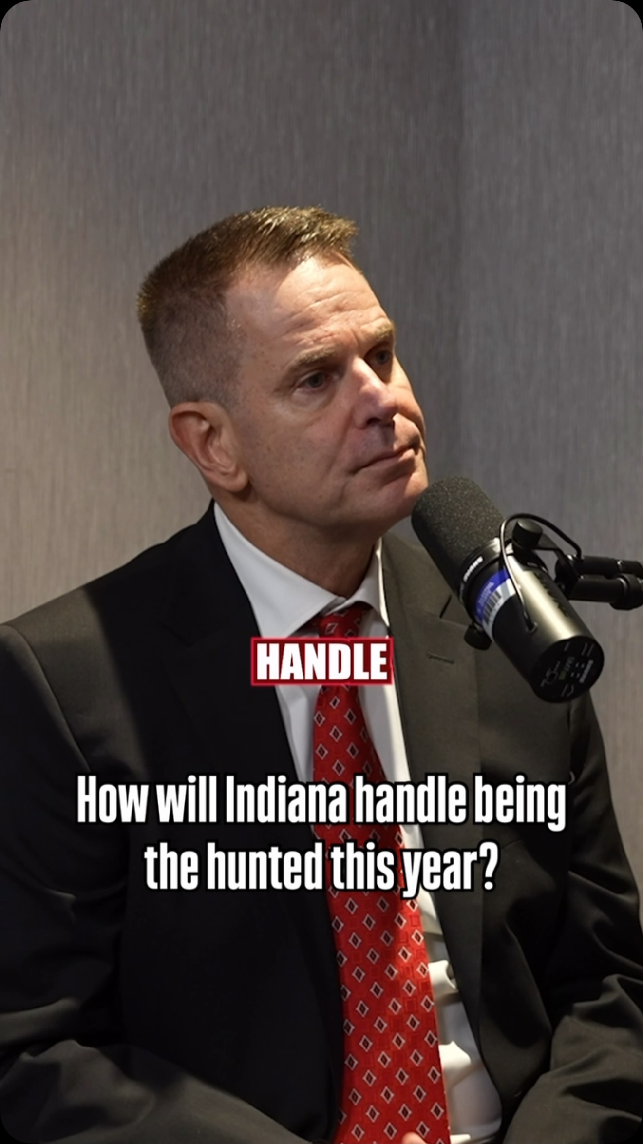 “I bought a bigger gun” 

Curt Cignetti is ready for life as the top dog