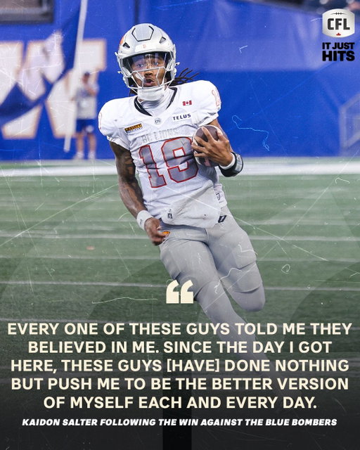 Nothing like the support from your teammates. 🙌
