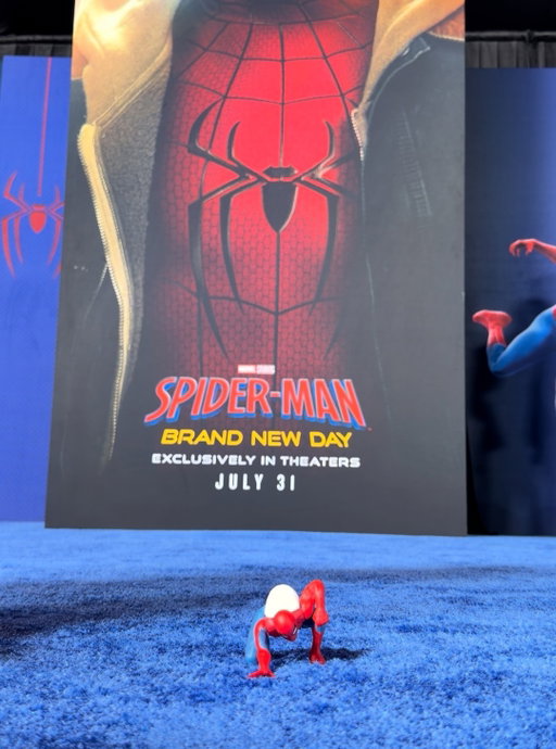 🕷️ Flipping out because Spider-Man: Brand New Day is finally here! 🎬✨ @spidermanmovie @marvel #SpiderManBrandNewDay