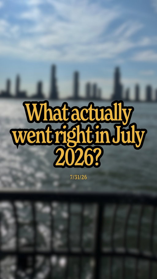Here’s what actually went right in the world in July :)

What’s your highlight from the month?